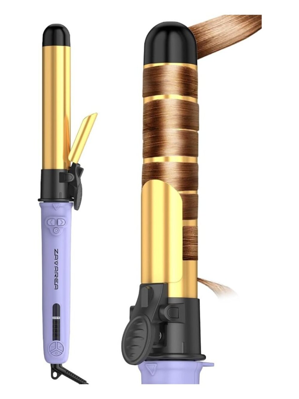 NIB ZAVAREA 1.25" Automatic Rotating CURLING IRON NEW Open Box MODEL UV217